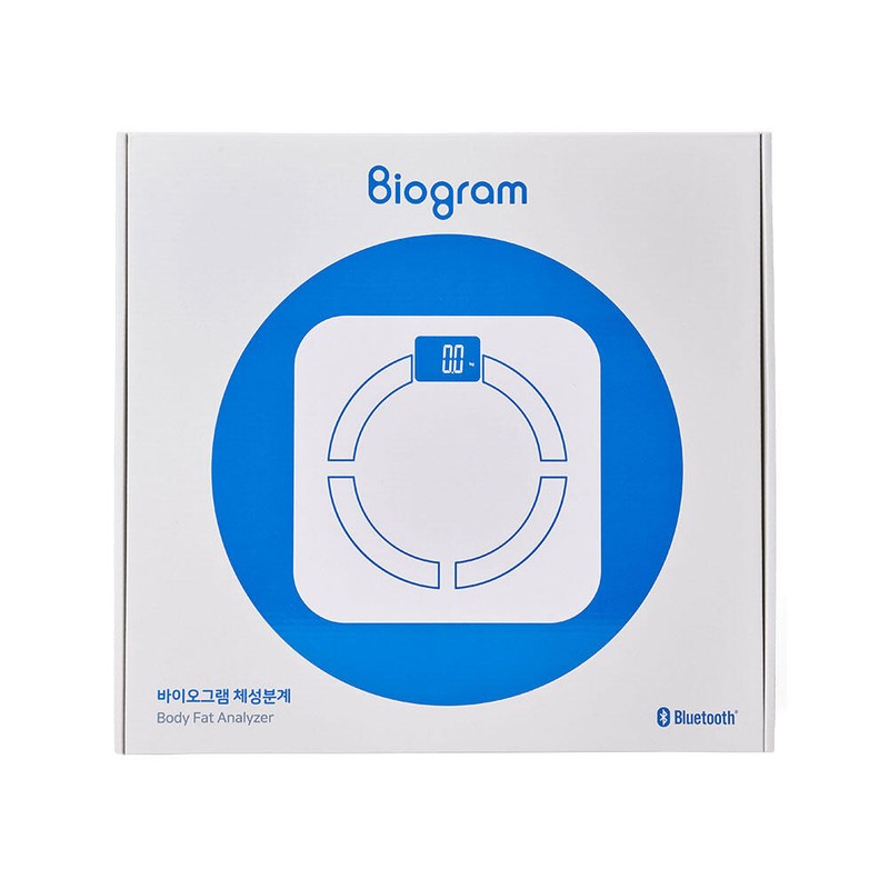 Biogram [특판] 바이오그램 체성분 측정기 / 가정용 블루투스 체지방 체중계