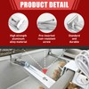 50-Pack Hidden Gutter Hangers 5 Inch K Style - Gutter