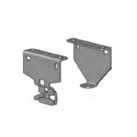 Rollease Installation Brackets for R Series and Skyline Clutch. Roller Shades (Black R16-R24, 2.0" Projection)