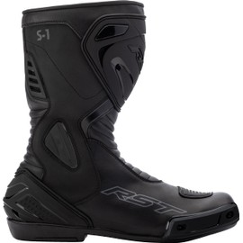 RST Women's S1 CE Waterproof Motorcycle Riding Boots (Black, US 07)