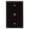 Leviton 40539-MB Midsize Video Wall Jack, F Connector, Brown