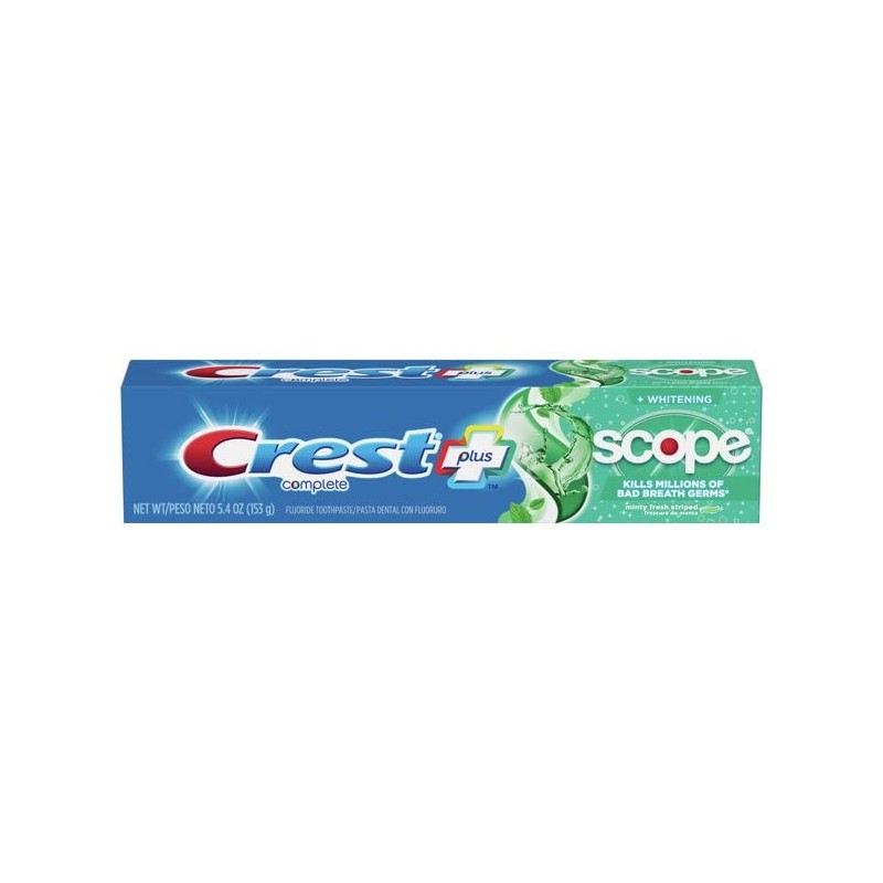 Crest Toothpaste Plus Scope Whitening Minty Fresh (Pack of 6)