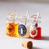 1 Set Resin Miniature Dollhouse Jam Set, Includes, Honey and