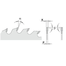 CMT K06014 ITK Contractor General Purpose Saw Blade, 14 x 60 Teeth, 10° ATB with 1-Inch bore