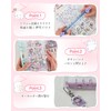 GOKEI A6 Size Transparent Binder Sticker Notebook Mini [Binder×1 piece,