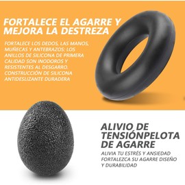 Kit Fortalecedor Agarre Mano 5 en 1 con Contador