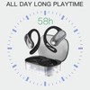 2.4GHz Wireless TV Headphones for Seniors, Open-Ear Hook Design for