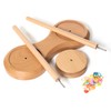 Birdtown Traders Double Yarn Spindle - Holds 4 Balls of