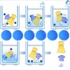 6 Pcs Laundry Balls Reusable Dryer Tumble Balls for Washing,