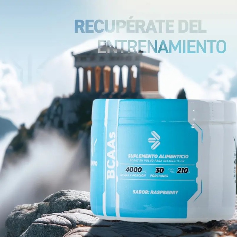 Bcaas Apolo Olimpo 210g 30 Servicios 4g Bcaas Sabor Raspberry