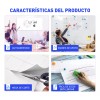 XS Pizarrón Blanco Auto Adherible Papel Pizarra Con Plumones
