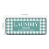 ROMAMIGO Laundry Room Rug Runner Non Slip Laundry Mats Mudroom