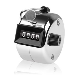 SDARMING tally counter, 4-digit clicker counter, Metal hand tally counters clicker for counting, golf scoring