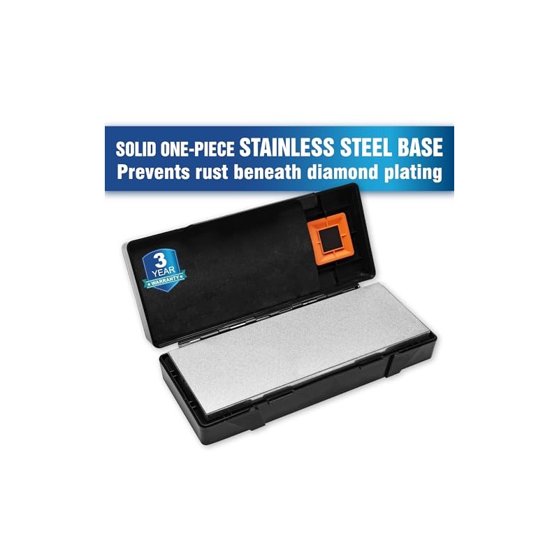 SHARPAL 162N Double-sided Diamond Sharpening Stone Whetstone Knife Sharpener |Coarse
