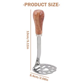 2 Pcs Bear Paw Potato Masher, Stainless Steel Potato Ricer Masher, Kitchen Masher for Avocado Vegetables Fruits