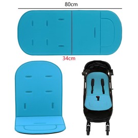 Baby Seat Cover for Prams, Baby Seat Insert, Baby Seat Cover Buggy, Universal Insert for Pushchairs and Buggies, Soft, Breathable, Sky Blue