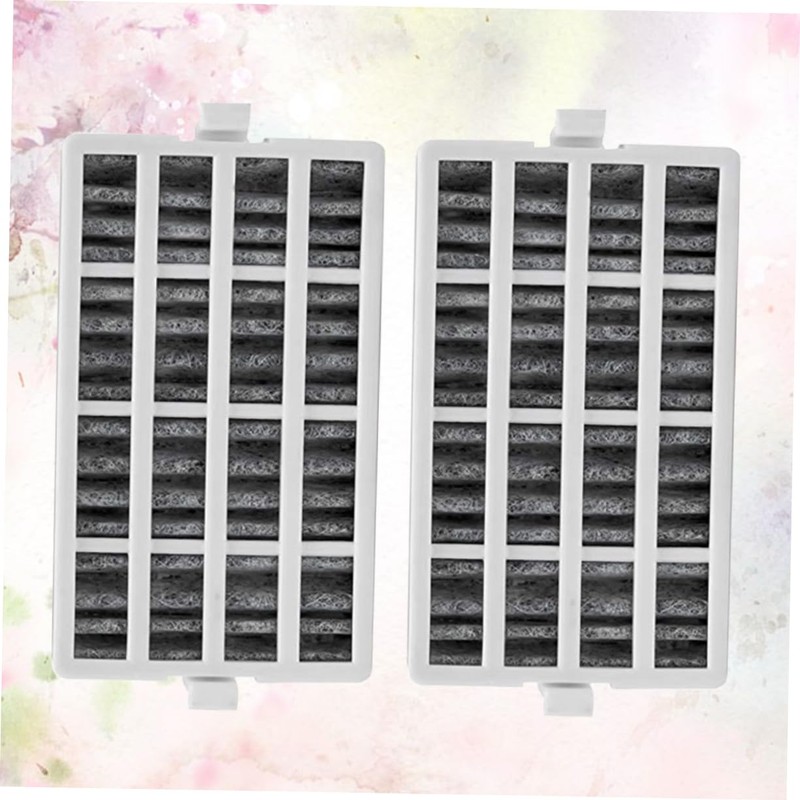 jojofuny 2sets Fridge Air Purifier Odor Carbon Filtration Easy Install
