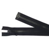 Plastic Zip Separable for Jackets 95 cm Black