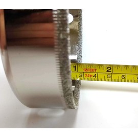 Drilax 4-3/4 inch Diamond Hole Saw Drill Bit Ceramic Porcelain Tile Saw Marble Granite Quartz Circular Dustless Clean Drilling Tool 4 3/4 in