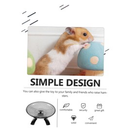 BESPORTBLE Mute Wheel Hamster Exercise Wheel for Animals Gerbil Chinchilla Toy Low Noise Interactive Plaything