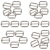 Hysagtek 50 Pcs 1 Inch Metal Adjustable Slide Buckle Strap
