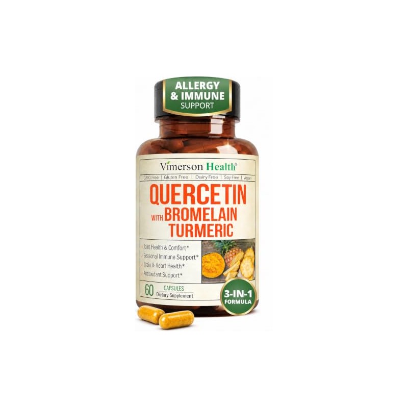Vimerson Health Bordative Quercetina, curcumina e cúrcuma com suplemento de