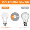 6 Pack 12W B22 LED Bulb, 12W Equivalent to 60W