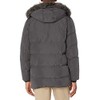 Andrew Marc Men's Mid Length Down Jacket, CAPPUCINO (GATTICA), Large
