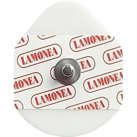 LAMONEA SF100-50 36x40mm Disposable Electrodes Oval Electrode Steel Connector Solid Hydrogel Sticker with Ag/AgCI Sensor