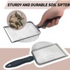 MCSDFN 2 PCS 2-in-1 Gardening Soil Sifter Set with 2/2.8mm