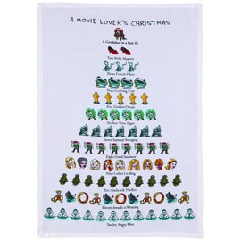 Mistletoe & Co. A Movie Lover's Christmas Kitchen Towel, 18" x 26"