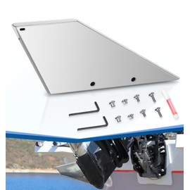 35-SS635 Skeg Guard Protector Kit, Polish Stainless Steel Skeg Protector, Fits for Evinrude/Johnson and OMC Cobra Outboard Broken Skeg