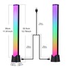 CURUK LED Ambient Light Bar, 2 Pack Smart RGB Gaming