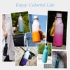 Konokyo Insulated Water Bottle with Strap,18 oz Double Wall Stainless