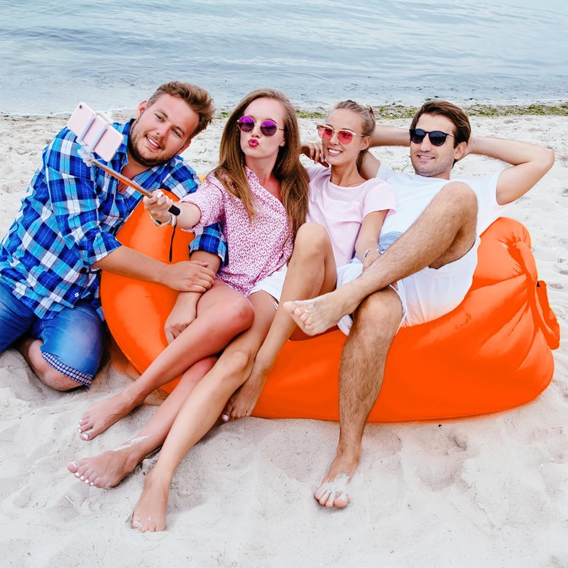 FainFun Inflatable Beach Sofa, 200 x 70 cm Sofa, Inflatable