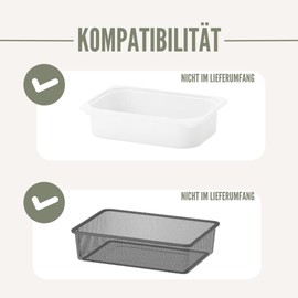 JALUDesignDE Trofast Adapter for Hauck Alpha and Beta Highchair (White)