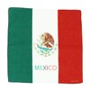Motique Accessories Large Cotton Bandanas - Mexican Flag- (Mexico)