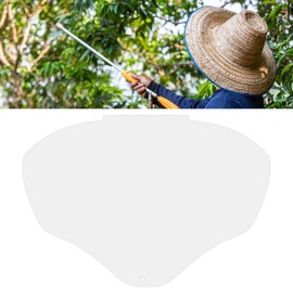 perfeclan Protective Visor Face Shield Lens Protector Professional Face Guard Hard Cap Accessory for Cutting Weeding Trimming Garden, Transparent
