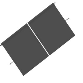 Unbranded Car Sunroof Divider Shades - Privacy Curtains for Travel, Camping & Outdoor