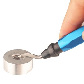 10PCS Deburring Blades BS1018 S100 Cobalt Deburring Blades Tool Saws Blades Metal Deburred Tool Deburr Cutters Trimming Scrapers Burr Removal Tool for Steel, Metal, Copper, High Hardness Metal