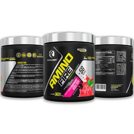 Forzagen Amino Fire | Essential Amino Energy Powder for Pre-Workout | BCAA Energy Boost & Muscle Recovery Drink Mix, Enhance Focus & Concentration, Dietary Supplement | Raspberry Ice Tea, 40 Servings