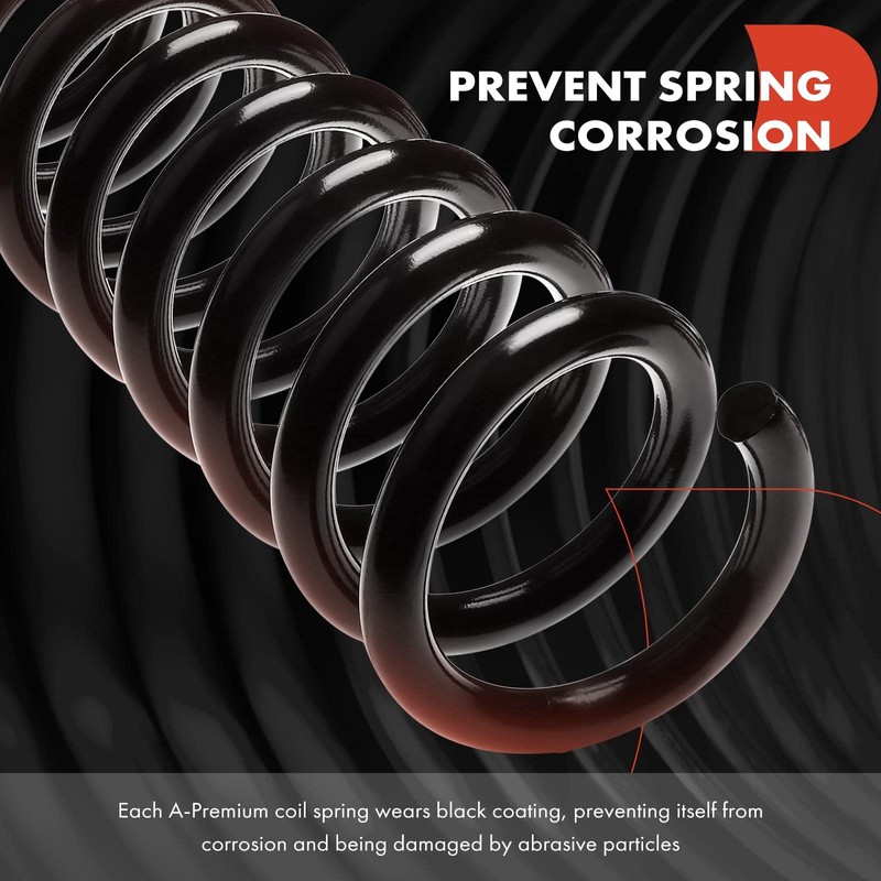 A-Premium 2Pcs Rear Suspension Coil Spring Set Compatible with Mazda