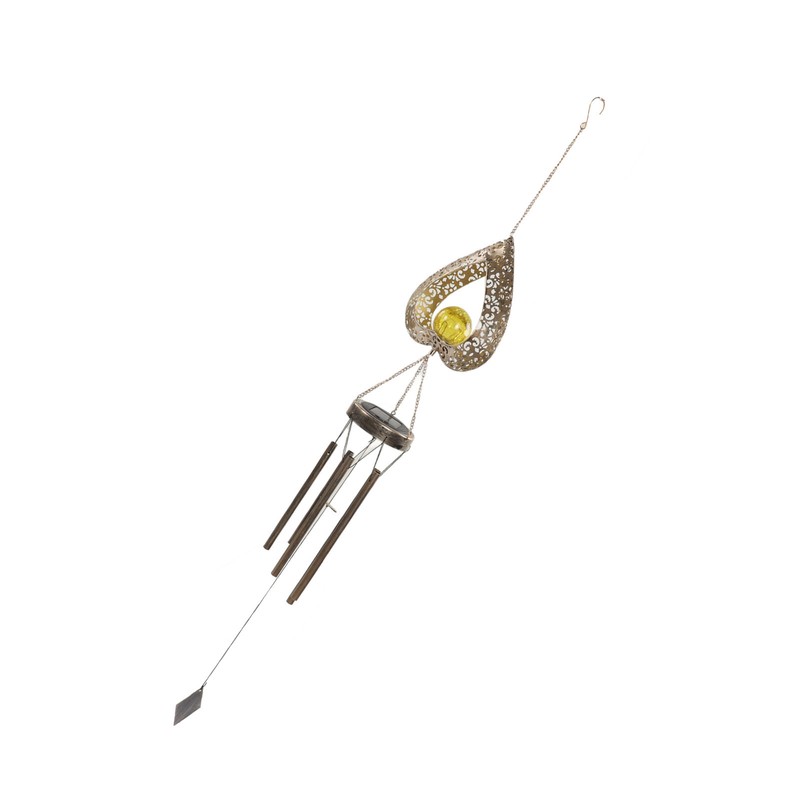 Outdoor Solar Wind Chime Light Hanging Warm LED Mobile Hanging