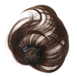 OATIPHO Realistic Natural Effects Clip-in Hair Fringe Human Hair Bangs Flat Neat Air Fringe