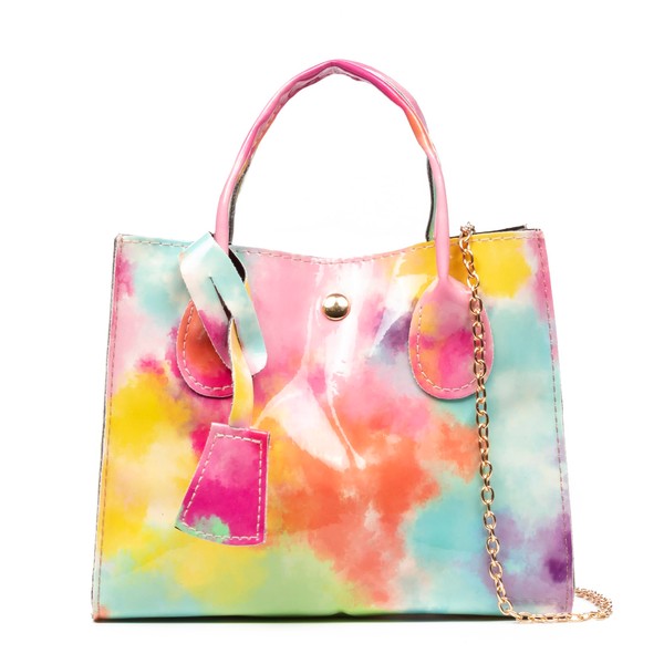 IRIA QUINTANA. Zandobbio Mini PVC Tote Bag, 19.5 x 9