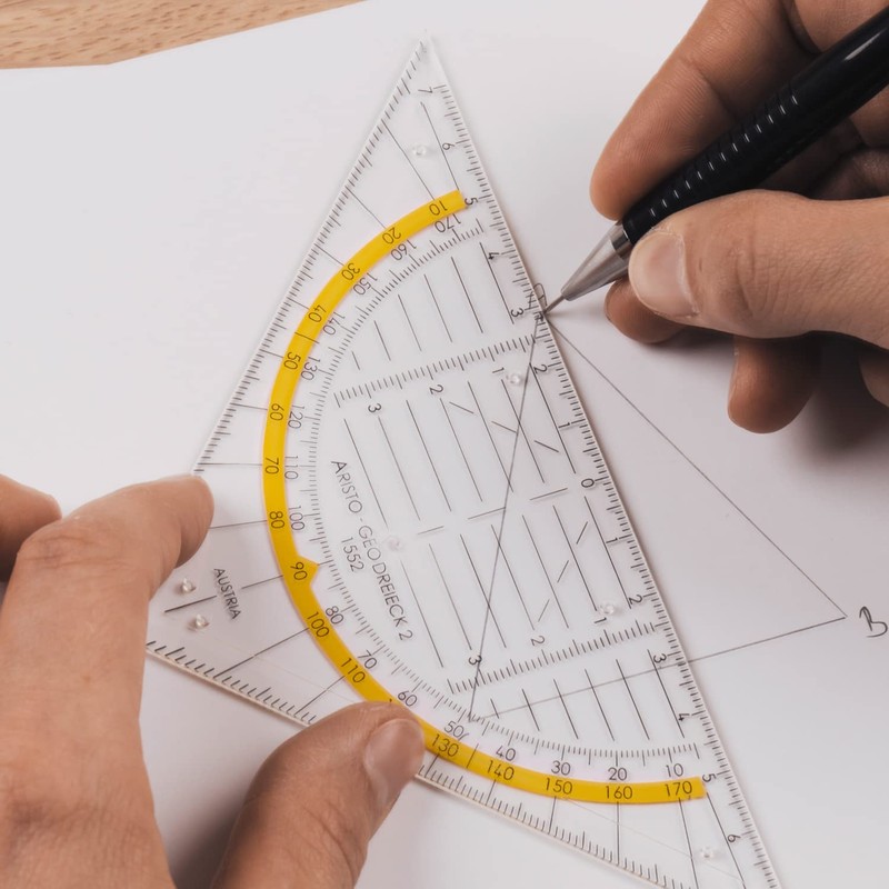 Aristo AR1552 Set Square 10 Pieces