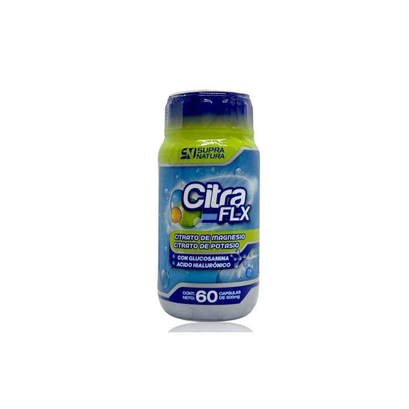 Citrato Magnesio Potasio Glucosamina Aha Caps Supra