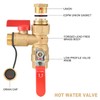 3/4" IPS Isolator Tankless Water Heater Service Valve Kit, with