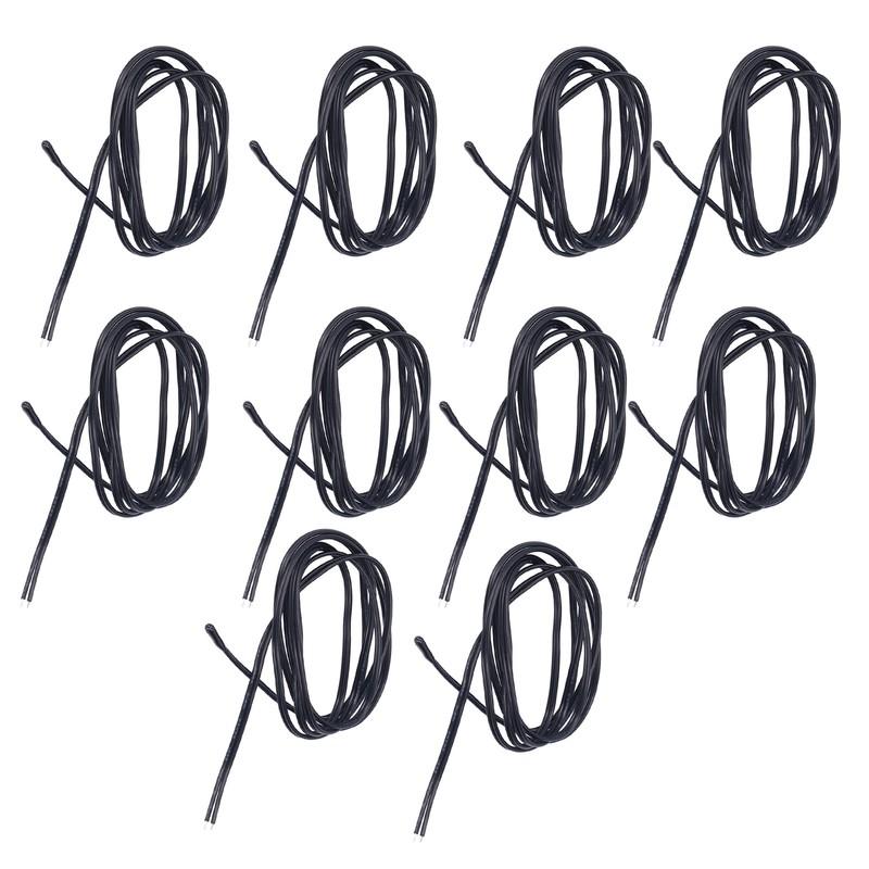 10Pcs NTC Thermistor Sensor PVC Epoxy Resin NTC Temperature Probe