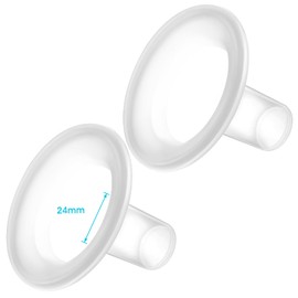 Belmikal 24mm Shields&Cushions Compatible with Medela Breast Pump- PersonalFit, Freestyle, Harmony, Maxi, Flex Lansinoh Pump-SignaturePro SmartPump Manual Replace Medela Parts Accessories Flanges